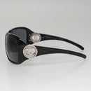 CHANEL Sunglasses plastic Black CC Auth 111071V-5