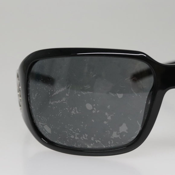 CHANEL Sunglasses plastic Black CC Auth 111071V