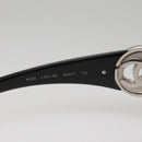 CHANEL Sunglasses plastic Black CC Auth 111071V-9