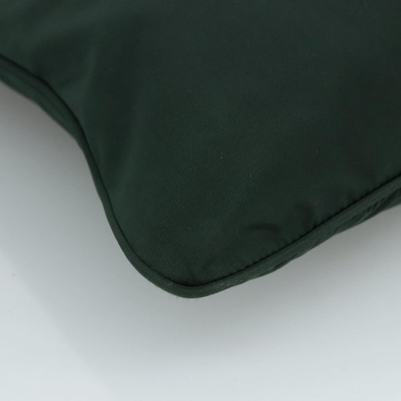 PRADA Shoulder Bag Nylon Green Auth 111079