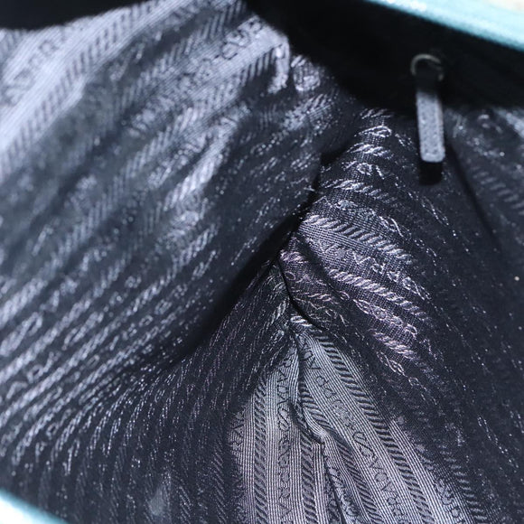 PRADA Shoulder Bag Nylon Green Auth 111079