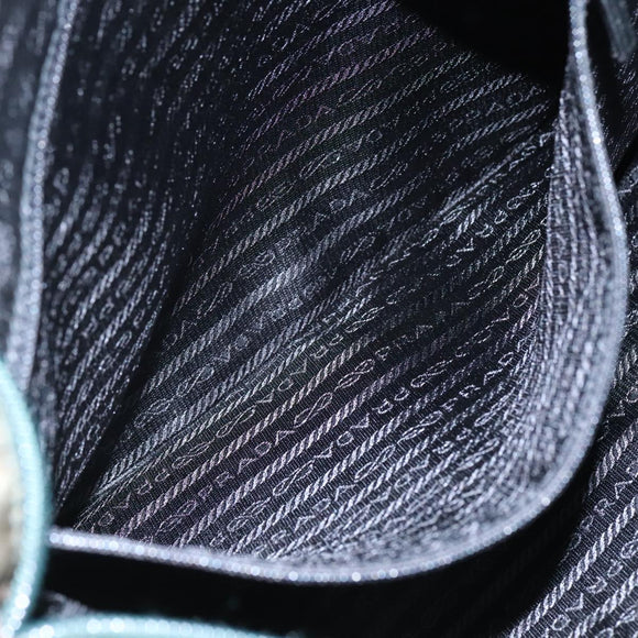 PRADA Shoulder Bag Nylon Green Auth 111079