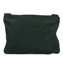 PRADA Shoulder Bag Nylon Green Auth 111079-2