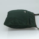 PRADA Shoulder Bag Nylon Green Auth 111079-3