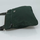 PRADA Shoulder Bag Nylon Green Auth 111079-4