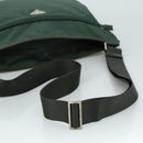PRADA Shoulder Bag Nylon Green Auth 111079-7
