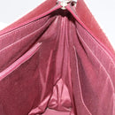 BURBERRY Nova Check Tote Bag Canvas Leather Beige Red gold Auth 111118-21