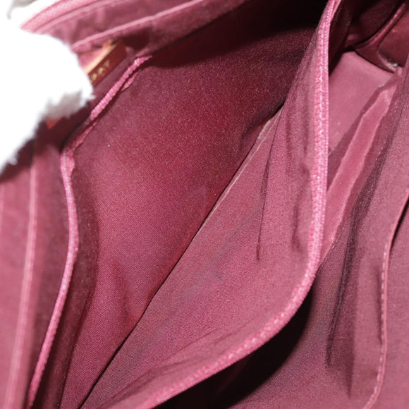 BURBERRY Nova Check Tote Bag Canvas Leather Beige Red gold Auth 111118