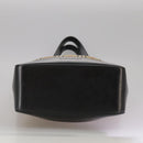 BURBERRY Nova Check Tote Bag Canvas Leather Beige Black gold Auth 111119-5