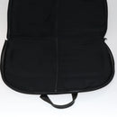 Burberrys Nova Check Garment Cover Canvas Leather Beige Brown gold Auth 111127-20