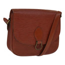 LOUIS VUITTON Epi Saint Cloud GM Shoulder Bag Brown M52193 LV Auth 111133-1