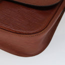 LOUIS VUITTON Epi Saint Cloud GM Shoulder Bag Brown M52193 LV Auth 111133-10