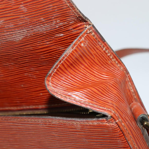 LOUIS VUITTON Epi Saint Cloud GM Shoulder Bag Brown M52193 LV Auth 111133