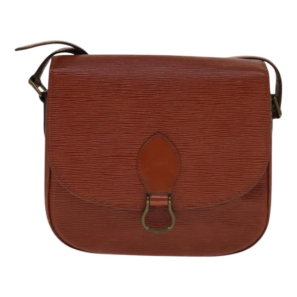 LOUIS VUITTON Epi Saint Cloud GM Shoulder Bag Brown M52193 LV Auth 111133