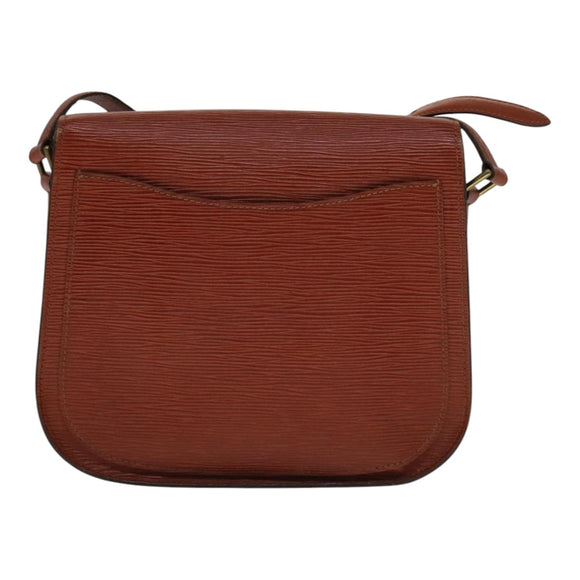 LOUIS VUITTON Epi Saint Cloud GM Shoulder Bag Brown M52193 LV Auth 111133
