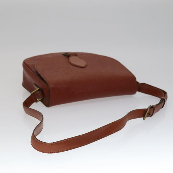 LOUIS VUITTON Epi Saint Cloud GM Shoulder Bag Brown M52193 LV Auth 111133