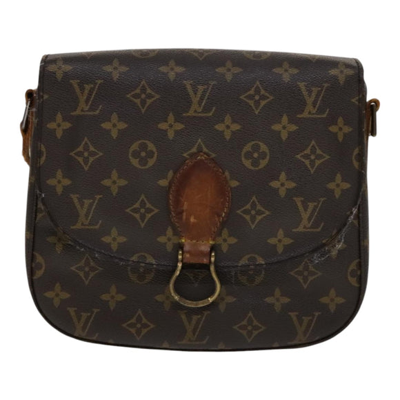 LOUIS VUITTON Monogram Saint Cloud GM Shoulder Bag M51242 LV Auth 111154