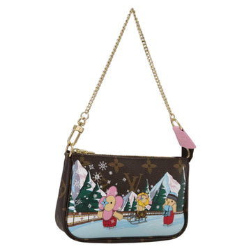 LOUIS VUITTON Monogram Vivienne Mini Pochette Accessoires M82623 LV Auth 111162AM