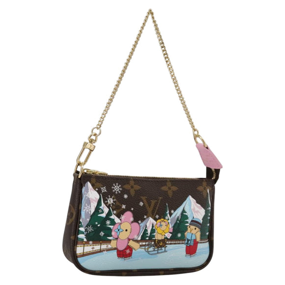 LOUIS VUITTON Monogram Vivienne Mini Pochette Accessoires M82623 LV Auth 111162AM