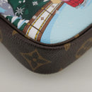 LOUIS VUITTON Monogram Vivienne Mini Pochette Accessoires M82623 LV Auth 111162AM-15