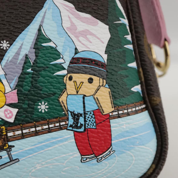 LOUIS VUITTON Monogram Vivienne Mini Pochette Accessoires M82623 LV Auth 111162AM