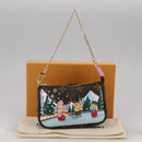 LOUIS VUITTON Monogram Vivienne Mini Pochette Accessoires M82623 LV Auth 111162AM-12