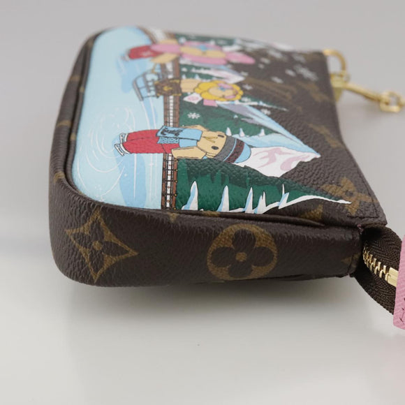 LOUIS VUITTON Monogram Vivienne Mini Pochette Accessoires M82623 LV Auth 111162AM