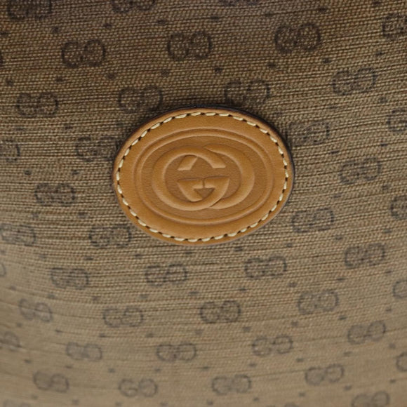 GUCCI Micro GG Supreme Shoulder Bag PVC Brown 007 14 0071 Auth 111171