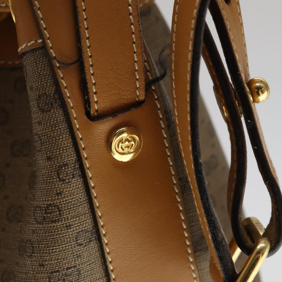 GUCCI Micro GG Supreme Shoulder Bag PVC Brown 007 14 0071 Auth 111171