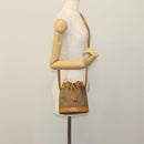 GUCCI Micro GG Supreme Shoulder Bag PVC Brown 007 14 0071 Auth 111171-23