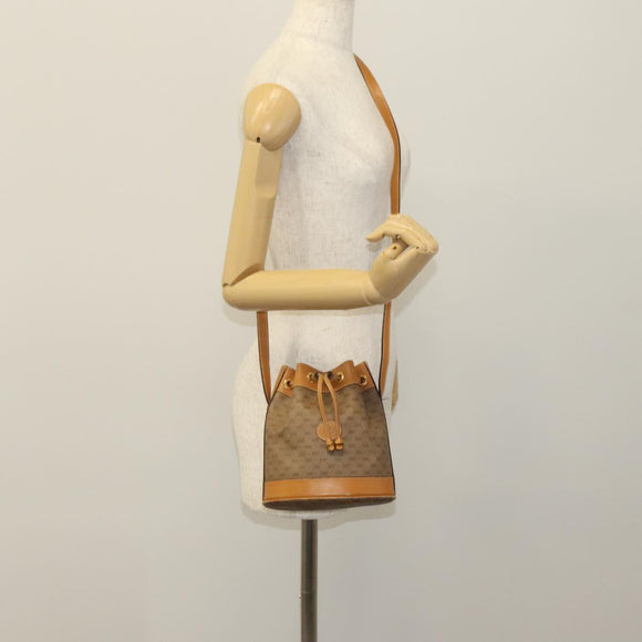 GUCCI Micro GG Supreme Shoulder Bag PVC Brown 007 14 0071 Auth 111171