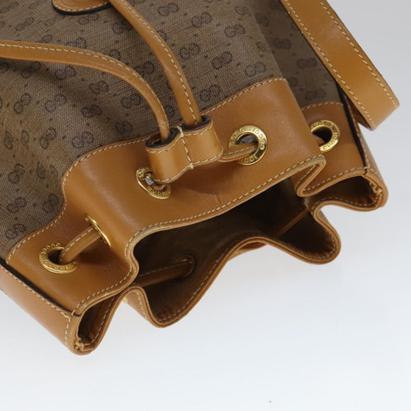 GUCCI Micro GG Supreme Shoulder Bag PVC Brown 007 14 0071 Auth 111171