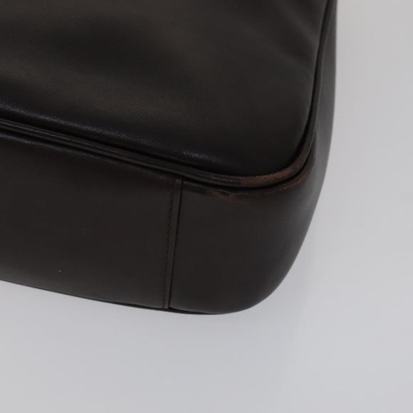 GUCCI Bamboo Hand Bag Leather 2way Brown Gold 001 2058 1638 0 Auth 111180