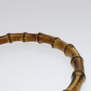 GUCCI Bamboo Hand Bag Leather 2way Brown Gold 001 2058 1638 0 Auth 111180-8