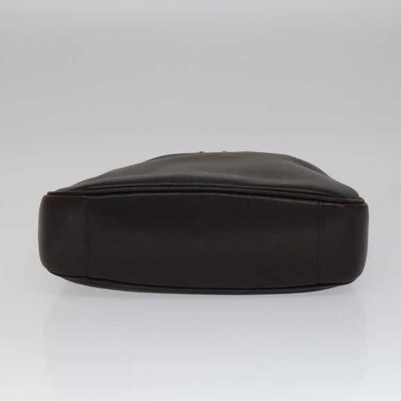 GUCCI Bamboo Hand Bag Leather 2way Brown Gold 001 2058 1638 0 Auth 111180