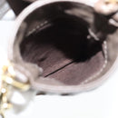 BOTTEGA VENETA INTRECCIATO Pouch Leather Brown Auth 111181-11