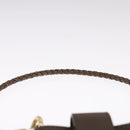 BOTTEGA VENETA INTRECCIATO Pouch Leather Brown Auth 111181-8