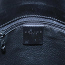 CELINE Macadam Canvas Hand Bag PVC Black Auth 111195-16
