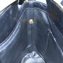 CELINE Macadam Canvas Hand Bag PVC Black Auth 111195-19