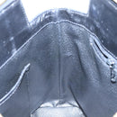 CELINE Macadam Canvas Hand Bag PVC Black Auth 111195-20