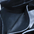 CELINE Macadam Canvas Hand Bag PVC Black Auth 111195-21