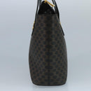 CELINE Macadam Canvas Hand Bag PVC Black Auth 111195-3