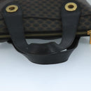 CELINE Macadam Canvas Hand Bag PVC Black Auth 111195-7