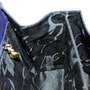 Salvatore Ferragamo Gancini Hand Bag Leather 2way Purple Gold Auth 111198-18