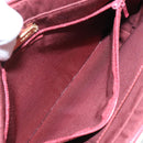 BURBERRY Nova Check Tote Bag Canvas Leather Beige Red gold Auth 111204-20