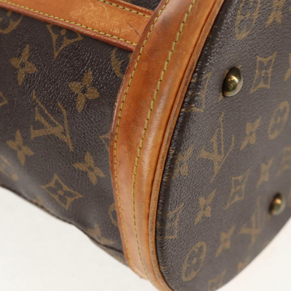 LOUIS VUITTON Monogram Bucket GM Shoulder Bag M42236 LV Auth 111218