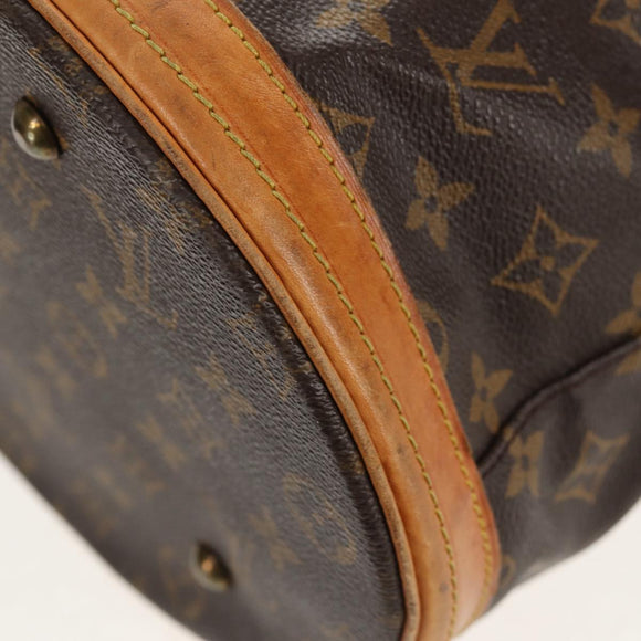 LOUIS VUITTON Monogram Bucket GM Shoulder Bag M42236 LV Auth 111218