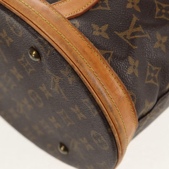 LOUIS VUITTON Monogram Bucket GM Shoulder Bag M42236 LV Auth 111218