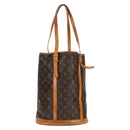 LOUIS VUITTON Monogram Bucket GM Shoulder Bag M42236 LV Auth 111218-1