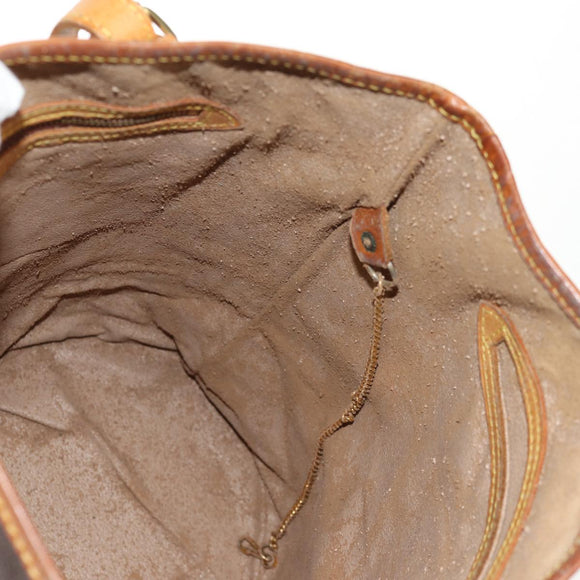 LOUIS VUITTON Monogram Bucket GM Shoulder Bag M42236 LV Auth 111218